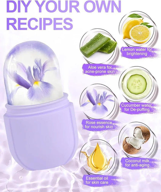 Ice face roller skin care beauty mold