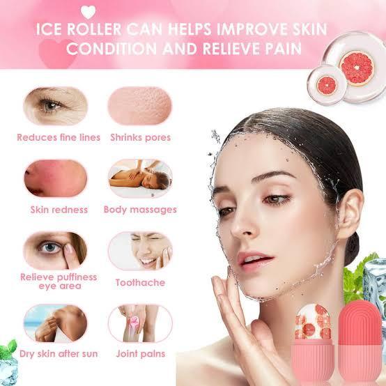 Ice face roller skin care beauty mold